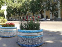 Near the "Flowers of Tashkent".