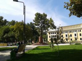 Ordinary square in front of pedagogic institute. But the institute not the same...