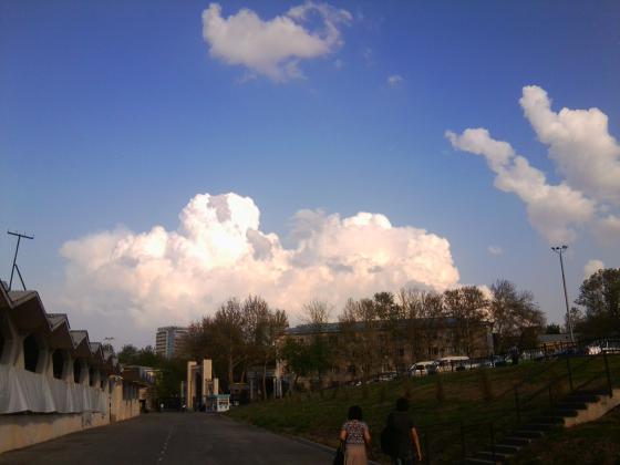 Clouds over the Alayskii Bazaar.