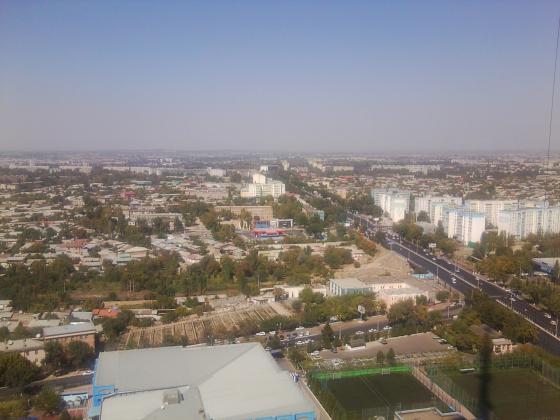 View on Tashkent from teletower.